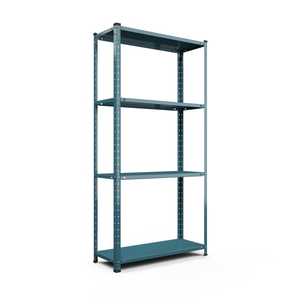 Стелаж 1500x750x300 мм Меткас РЕК блакитний метал полиці 4 шт. фарбований (40535390)